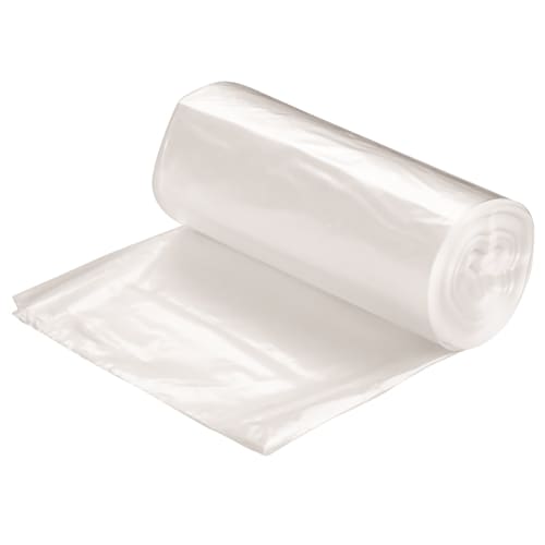 Can Liner, Low Density, 17x17, Clear, 0.35 Mil, 20 Rolls